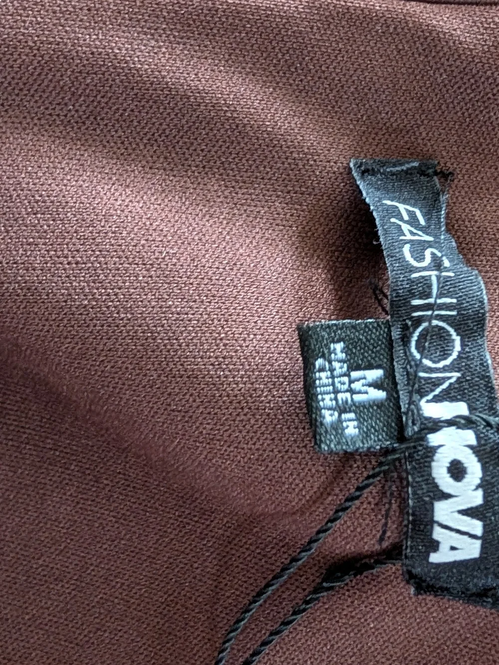 Fashion Nova Brown Faux Leather Mini Dress - Picture 6 of 6